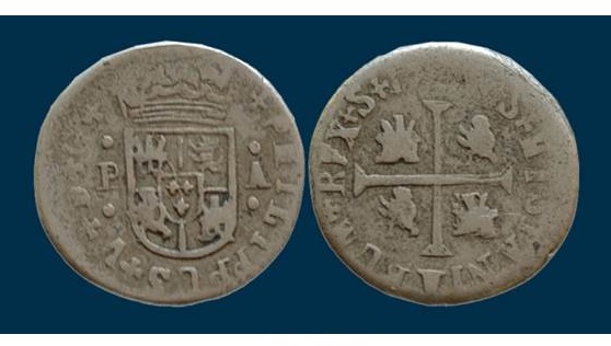 1788-Chile-2-Reales,-Kleeberg-Type-Counterfeit