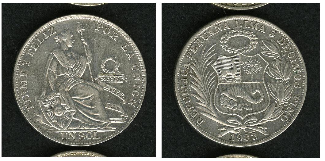 Question-About-A-Peruvian-1933-Silver-Crown-Un-Sol