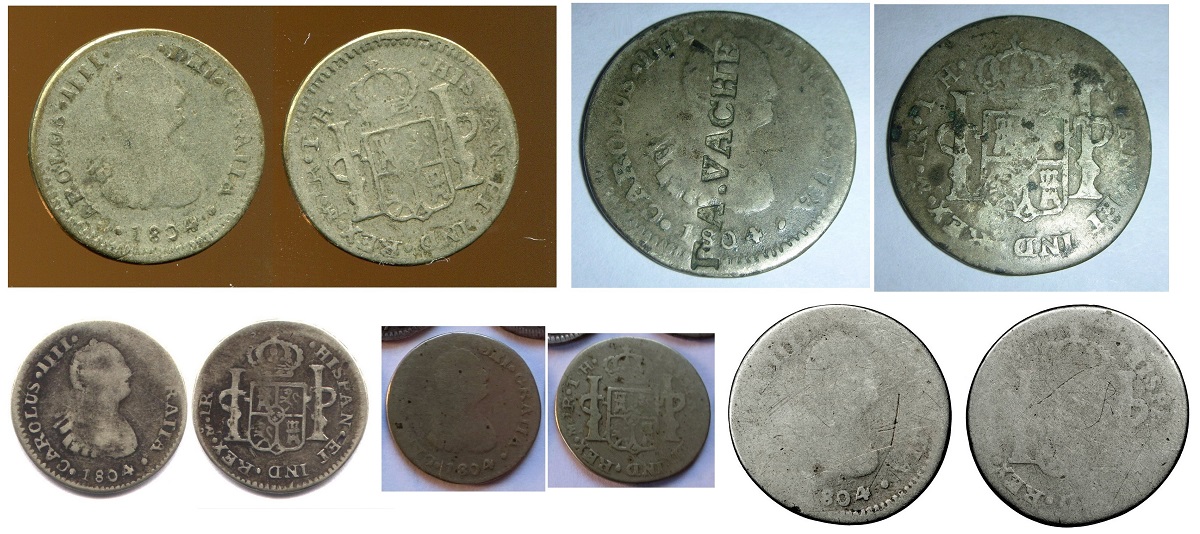 Contemporary-Counterfeit-1804-1-Reale,-Off-Metal-Like-The-Kleeberg-Types