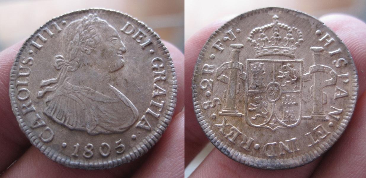 Chile-1806-2-Reales-Or-Not