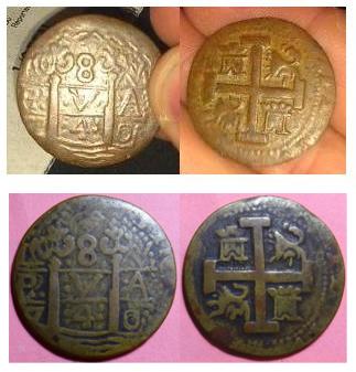 Suspected-Counterfeit-Spanish-Colonial-Coin-Id:-Modern-Repro-Of-Lima-Mint-1740-8-Escudos