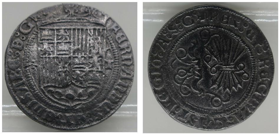 Help-Identify-Id:-Ferdinand-&-Isabella-1-Real-&-2-Reales-Replica-Coins
