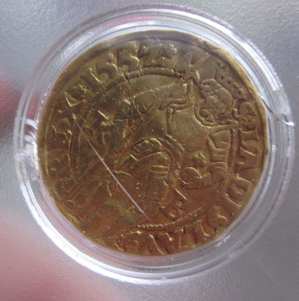 1552-Gold-Hungarian-Coin-|-Dukat