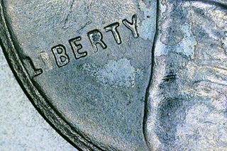 New-Photos-1943-S-DDO-?-Error-In-Date-Liberty--Unum---Right-Hand-Wheat----Slag-Or-Zinc-Patches