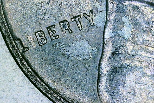 New-Photos-1943-S-DDO-?-Error-In-Date-Liberty--Unum---Right-Hand-Wheat----Slag-Or-Zinc-Patches