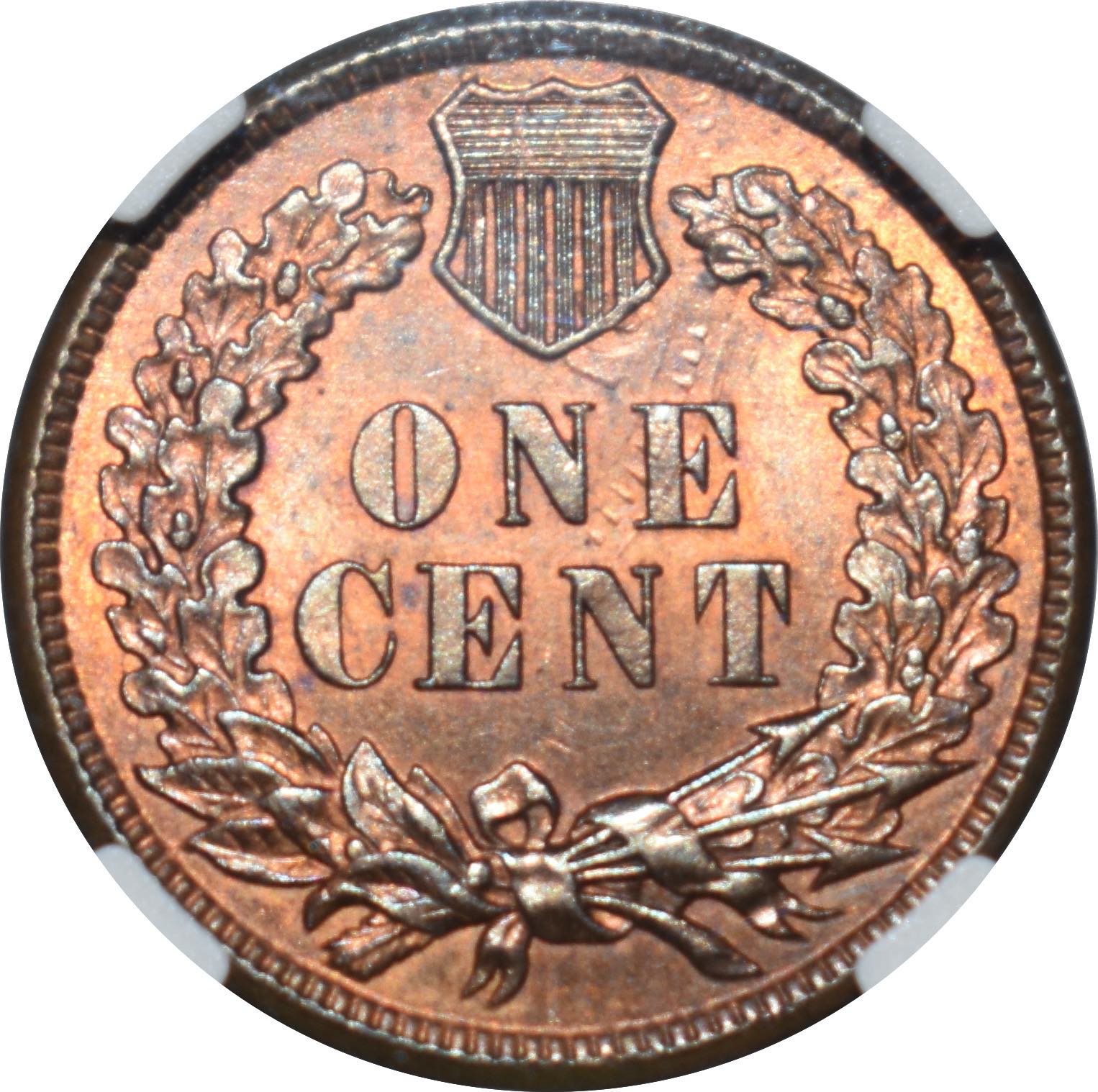 1880-Indian-Head-Cent---Snow-1-Off-Centered-Clash-&-DDO