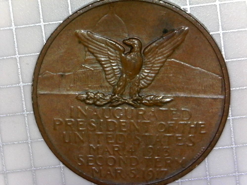 Woodrow-Wilson-Bronze-Coin-And-Peace-Coin