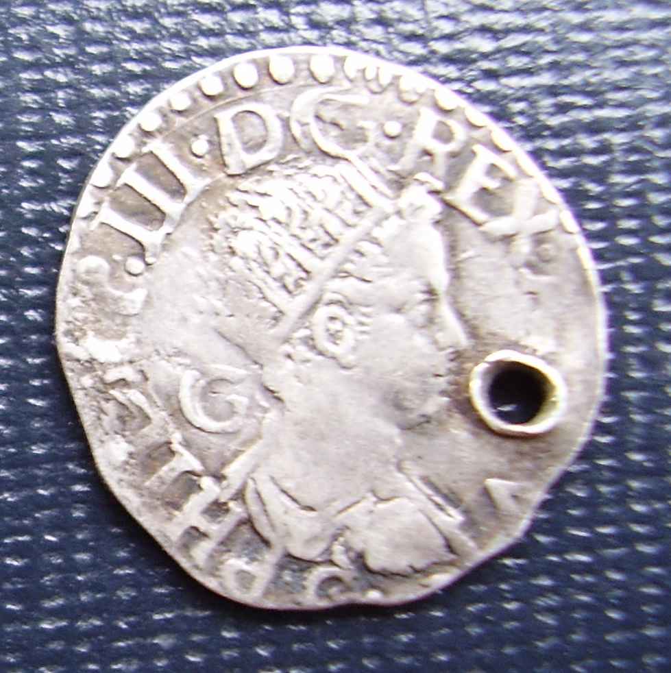 Demi-Tari-Philippe-III,-Naples-?-Holed-|-1/2-Carlino
