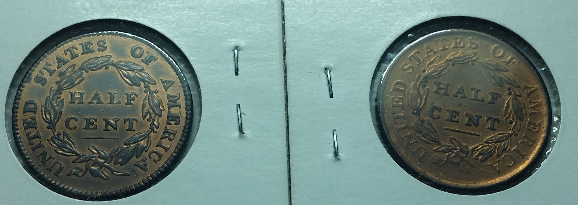 1809/6-1/2-Cent,-1826-1/2-Cent-Grading-Tone-Questions--New-Pictures