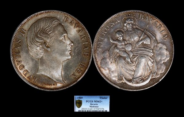1869-Bavarian-Madonna-Taler