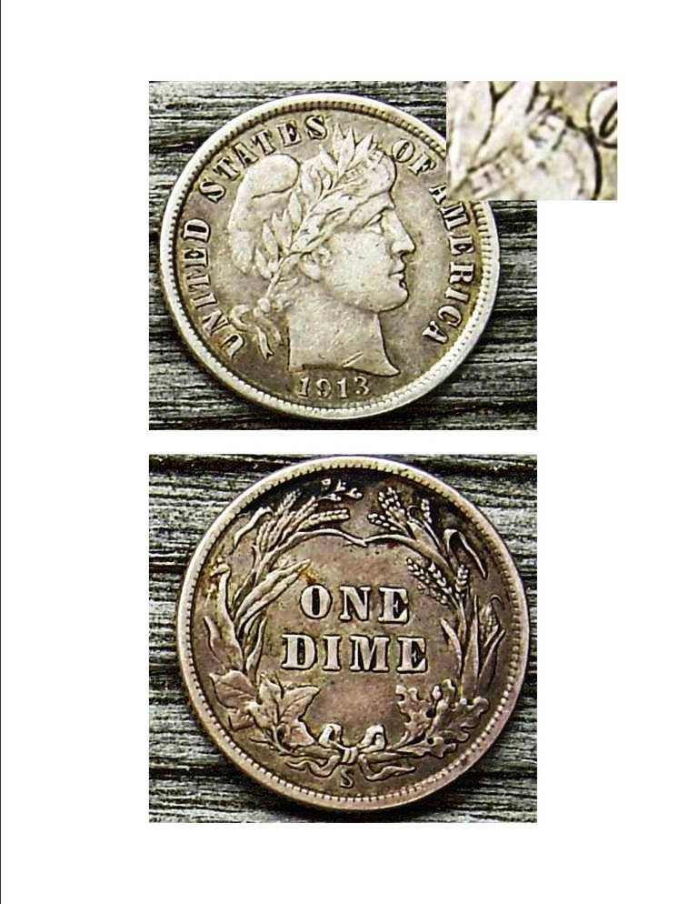 1913-S-Barber-Dime