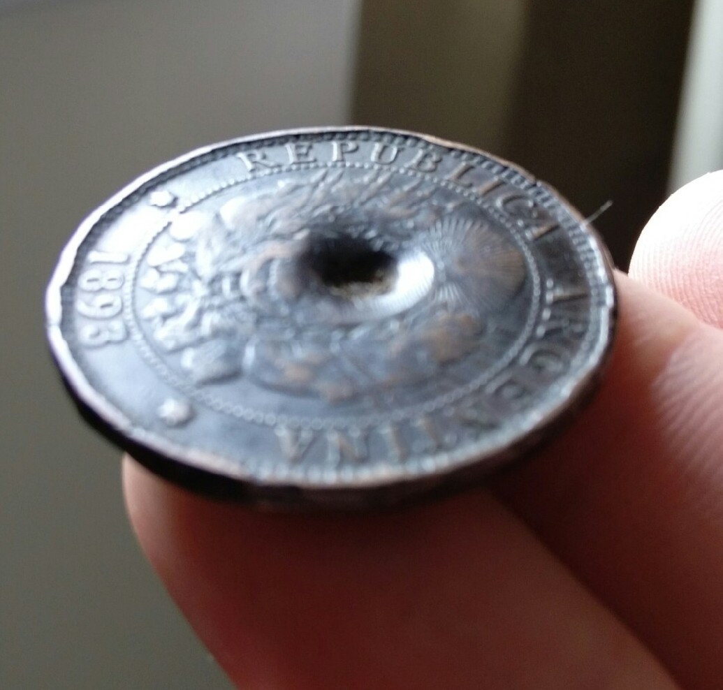 Coin-That-Stopped-A-Bullet!