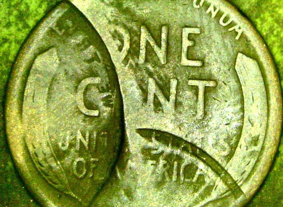 1919-Lincoln-Cent-Brockage?