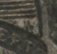 1843-Seated-Liberty-Half-Dime:-Dark-Toning-Looks-Great!