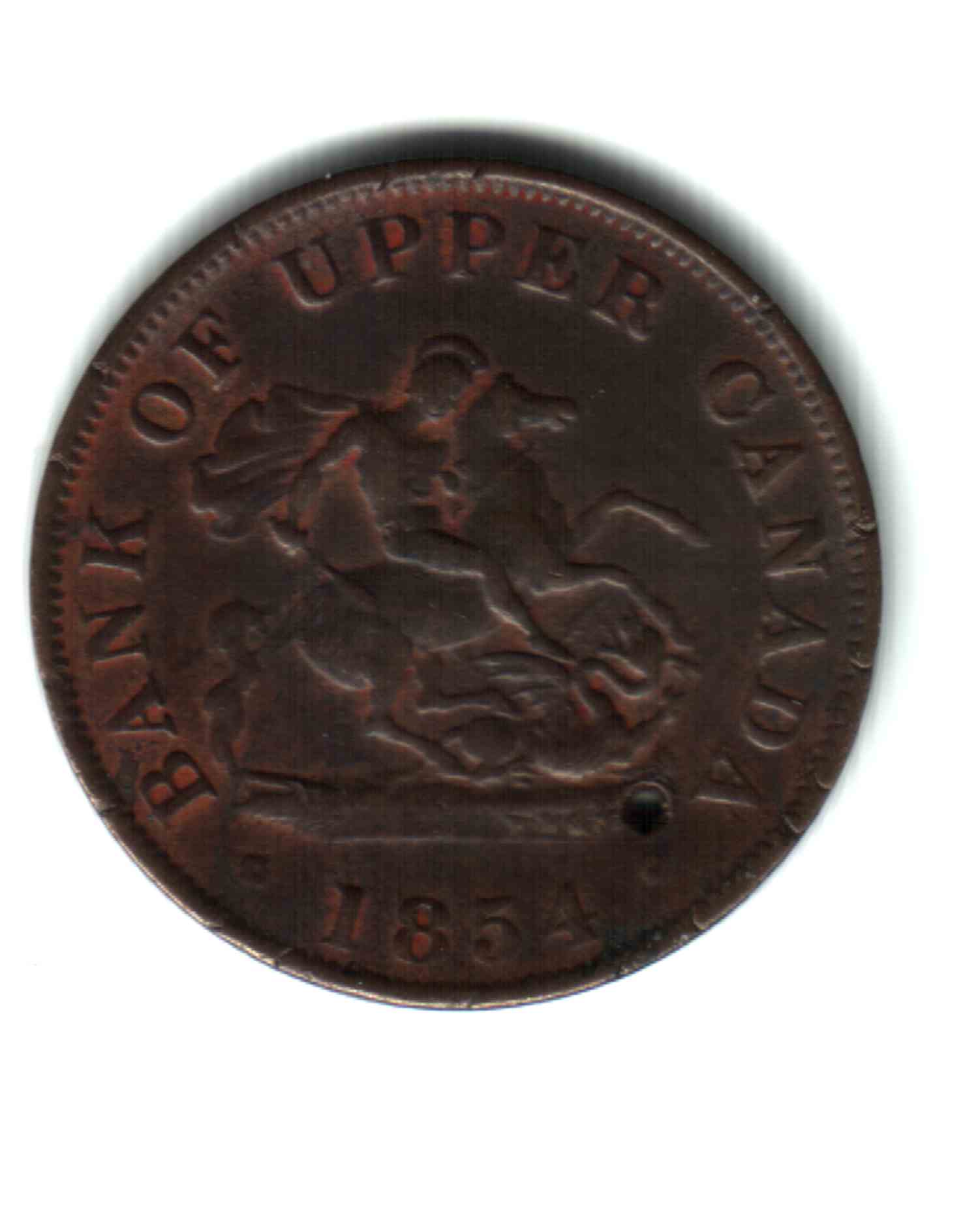 1854-Upper-Canada-One-Half-Penny-KM-#tn2
