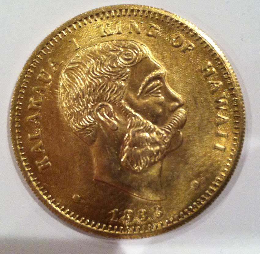 Hawaiian-King-Kalakaua-I,-1883-1-Dollar.