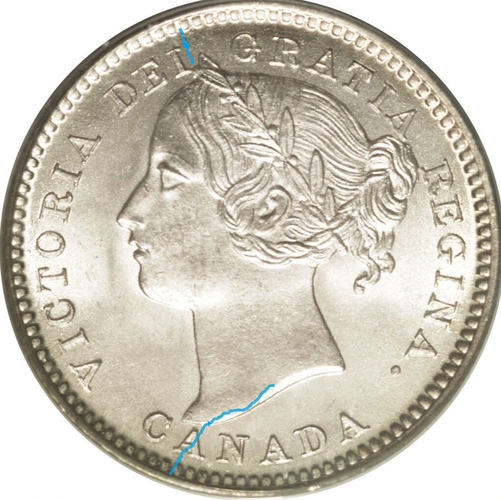 Canada-1898-10-Cents.--Possible-Repunched-Letters.