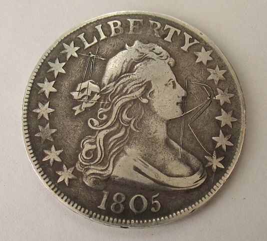 1805-Draped-Bust-Half,-Details-For-Grading/Attribution