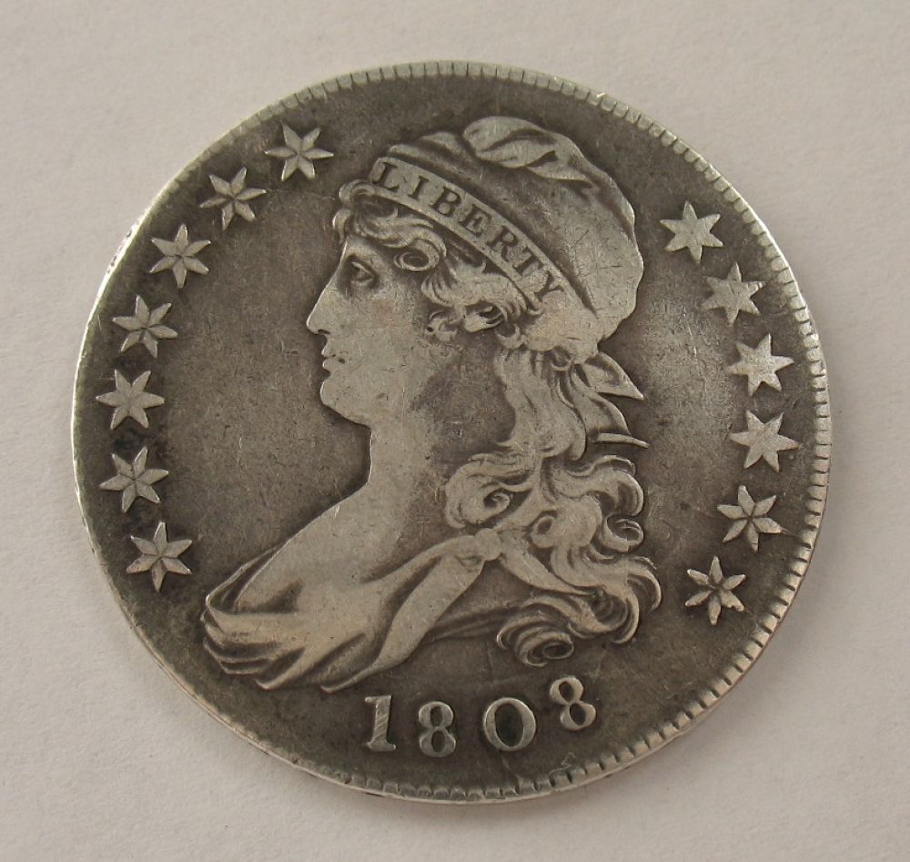1808-Capped-Bust-Half-O-109A-For-Grading
