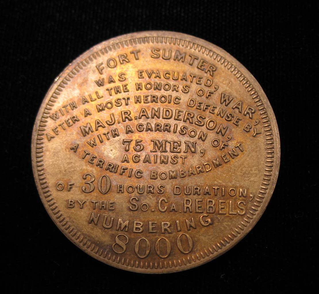 1861-Ft.-Sumpter-Brass,-So-Called-Dollar.-Grade-And-Thoughts?