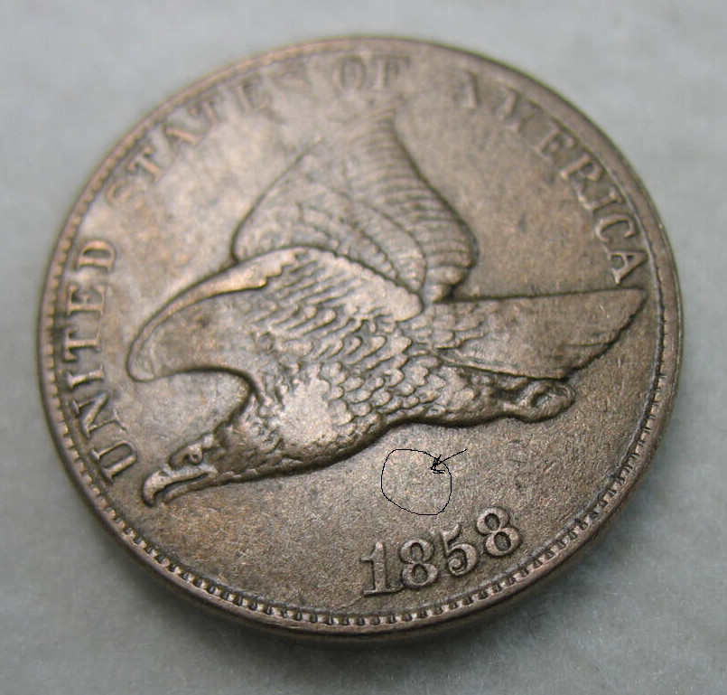 1858/7-Flying-Eagle-Cent,-Snow-1?-I-Have-2-Diagnostics,-Opinions?
