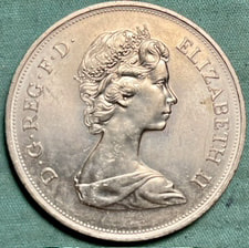 Can't-Identity-Composition-Of-This-1972-UK-25-Pence-Anniversary-Coin