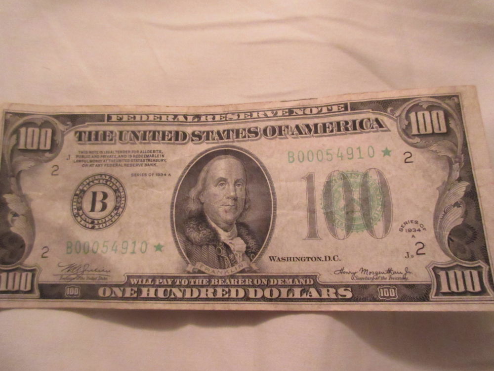 1934-A-$100-Star-Note