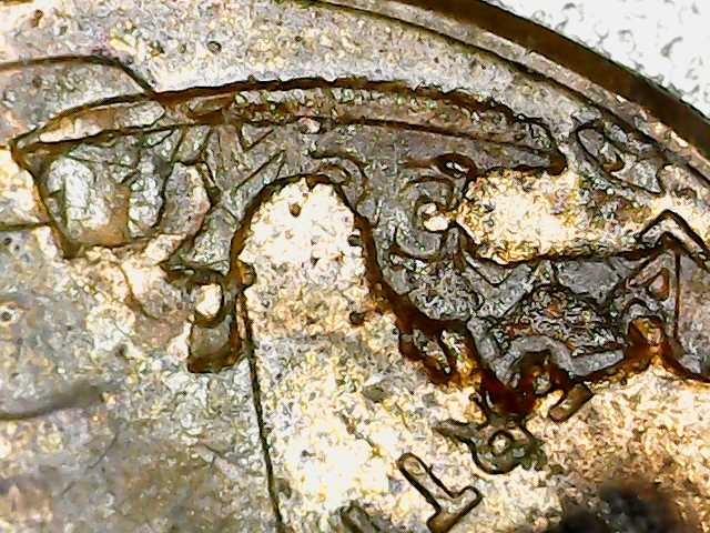 2008-D-Penny-With-Interesting-Letters-Of-Reverse-Of-Coin