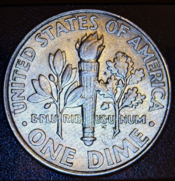 2004-P-Dime-Lamination-Peel-On-Obverse,-Cud-And-Peel-Reverse?