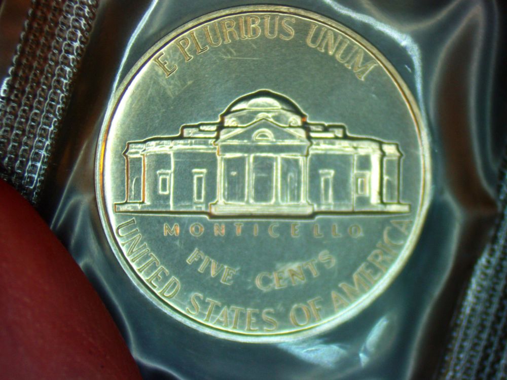 1963-Proof-Nickel---Strike-Through-Or-Filled-Die?