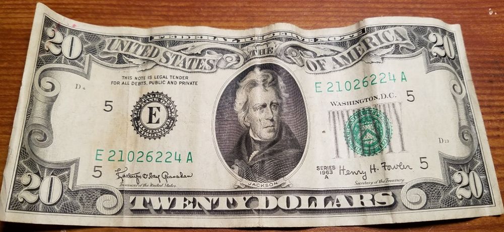 1963-A-$20-Note---Anything-Special-?