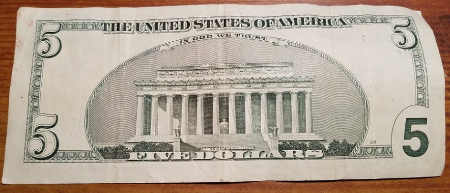 2001-$5-Note-Error?-Ink-Swirls-..-Opinions-Please-: