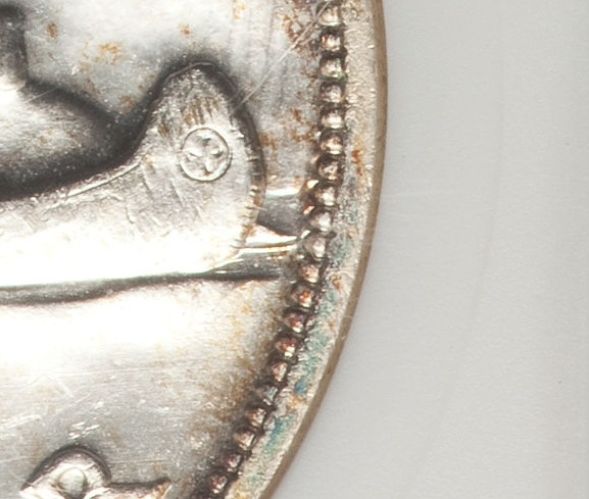 1957-Canadian-Silver-Dollar--1-Water-Line-?