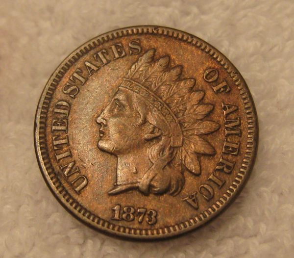 1873-Indian-Cent-Die-Gouge-Or-MPD?