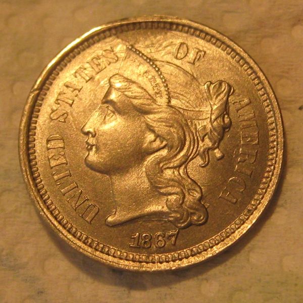 1867-3-Cent-Nickel-BU-But-Is-This-PMD?-Post-Mint-Damage