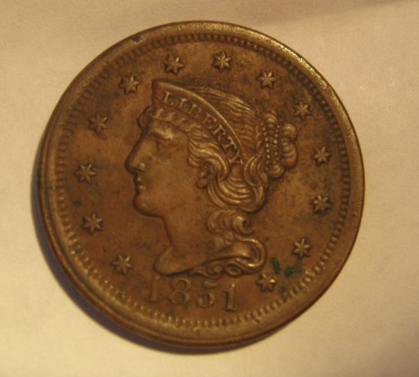 1851-Large-Cent-Newcomb-#?-Free-Practice