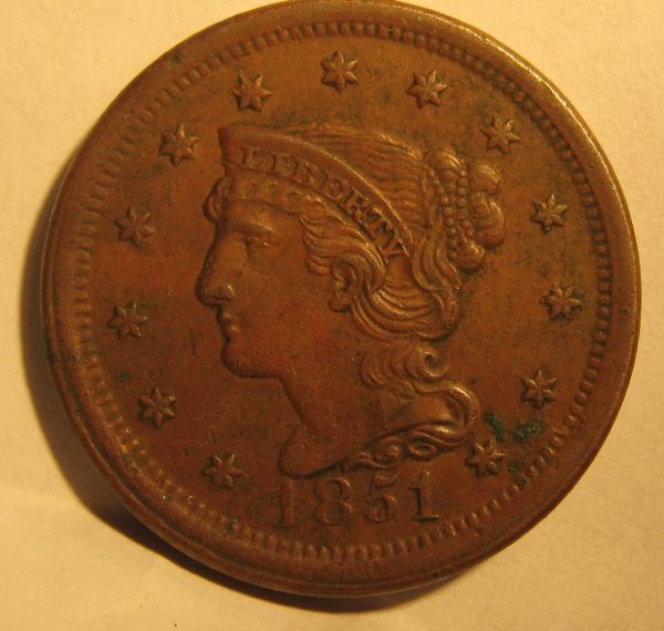 1851-Large-Cent-Newcomb-#?-Free-Practice
