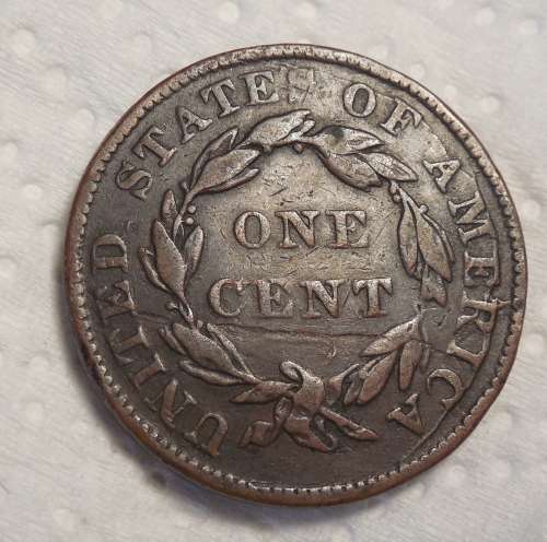 1837-Large-Cent-N-15-Late-Die-State-PMD-Or-Planchet-Flaw?