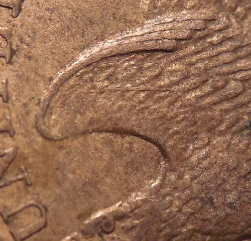 1857-Flying-Eagle-Cent-Die-Scratch-In-Wing