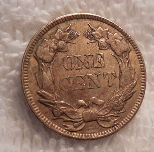 1857-Flying-Eagle-Cent-Die-Scratch-In-Wing