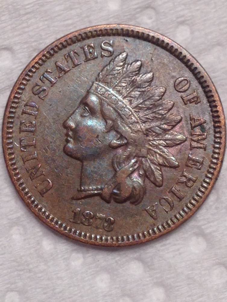 1873-Indian-Cent-Doubled-Liberty-Snow-1-Cherry-Pic,-Grade?-Cleaned?