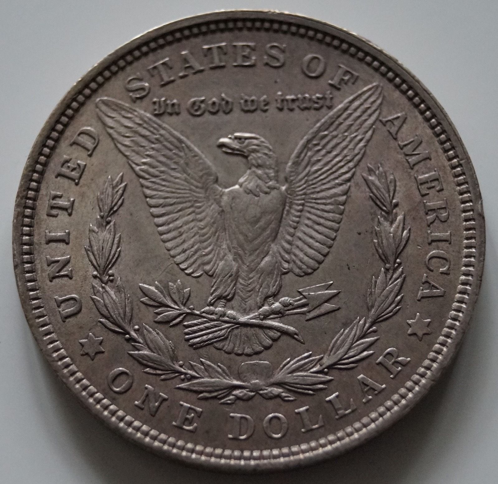 1921-Morgan-Missing/Filled-Bow-On-Reverse