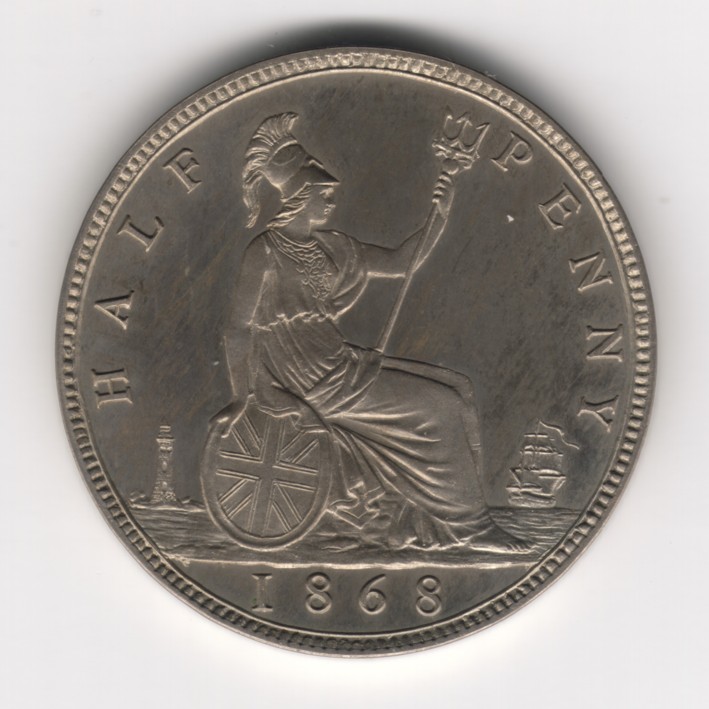 Grade-And-Pricing-Of-UK-1871-1/2-Penny
