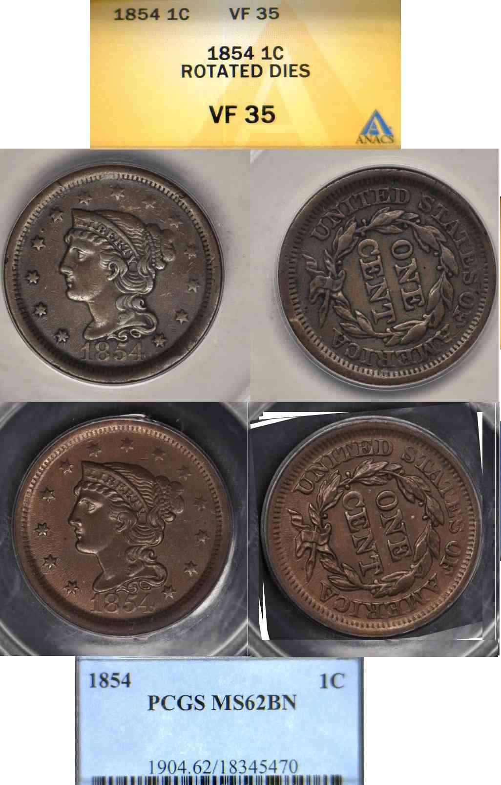 Two-Rotated-1854-Large-Cents