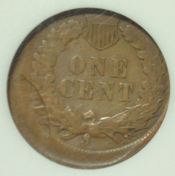 1892-Off-Center-Indian-Cent-With-Indent