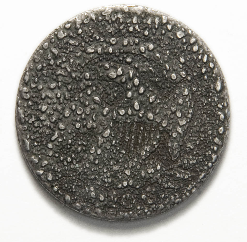 Capped-Bust-Dime-With-Amazing-Rusted-Dies...