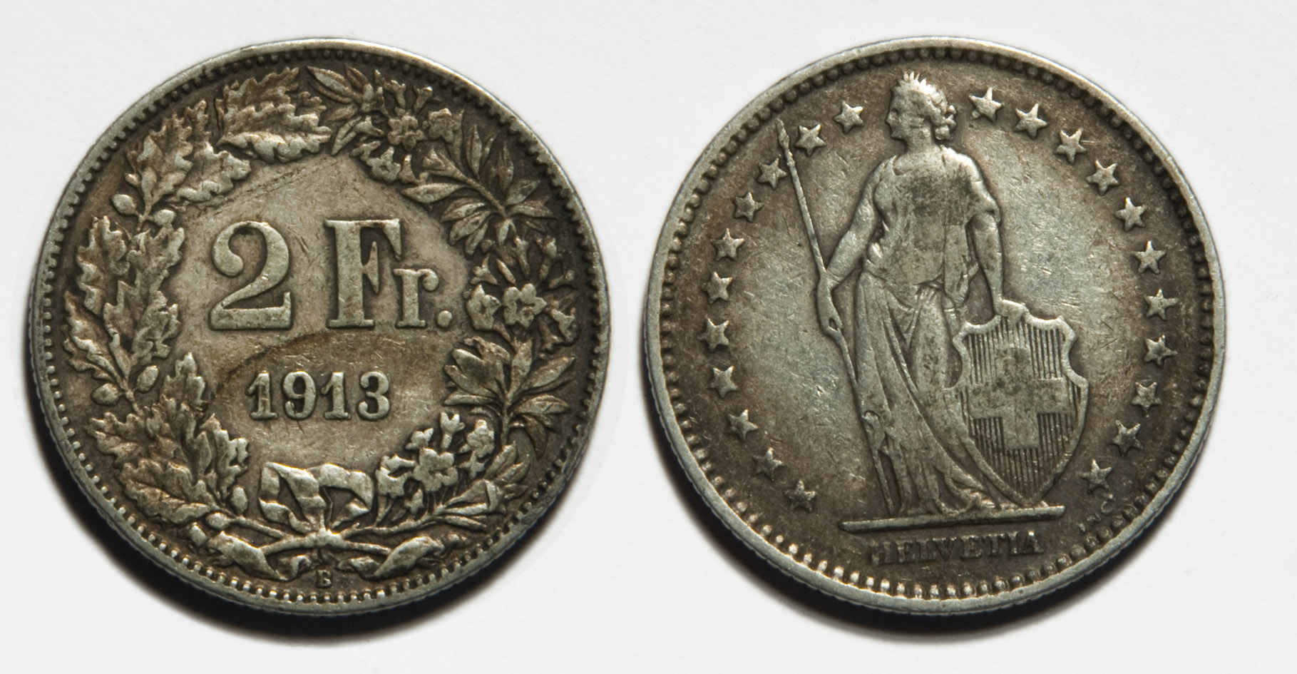 2-Francs-Switzerland-1913