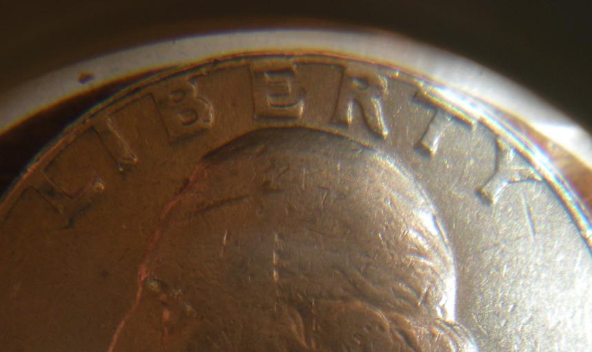 1982-Quarter-With-Lettering-On-Rim
