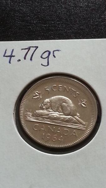 1964-Nickel-Off-Center-Strike-Or-Maybe-Wrong-Planchet?