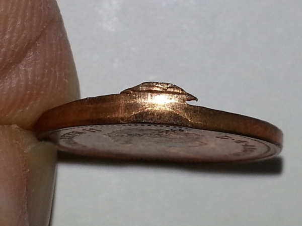 1980-Penny-Slight-Clip/Extra-Rim-Metal/Struck-Off-Center